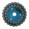 Nylox Disc Brush, Crimped Composite Back Rectangle Straight, 6 in Brush Dia, 7/8 in Center Hole, Silicon C 85862 - alternate 1